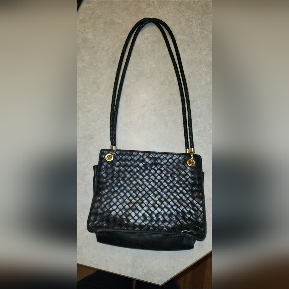 Vintage Bottega Veneta Intrecciato Shoulder Bag